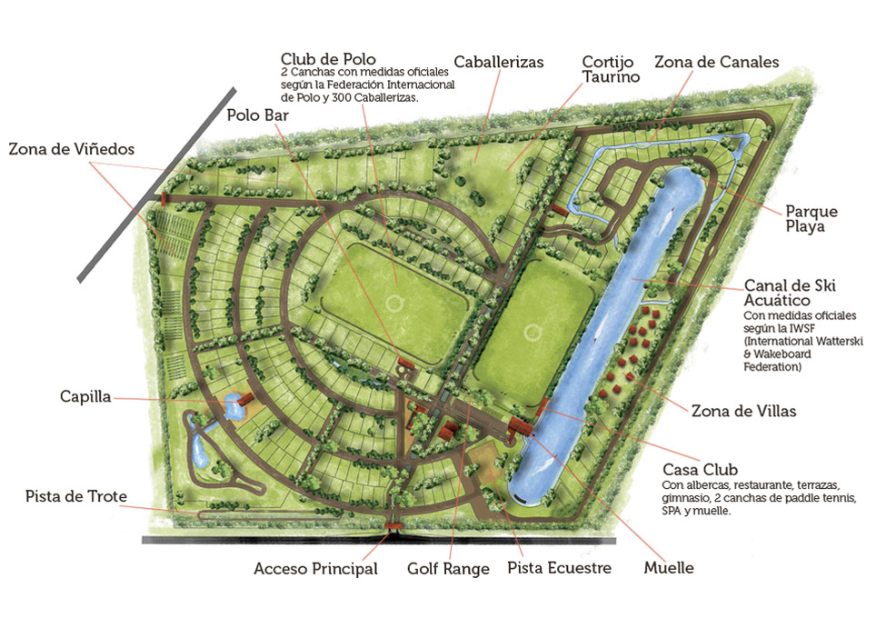 El terreno de El Marqués Polo Country Club Querétaro