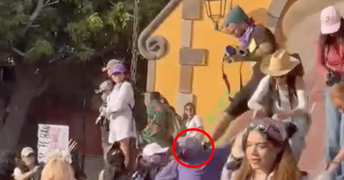 Querétaro: Exigen investigación y sanción contra agresor de mujer en marcha del 8M