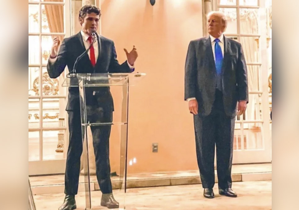 Joe Kent y el presidente Donald J. Trump