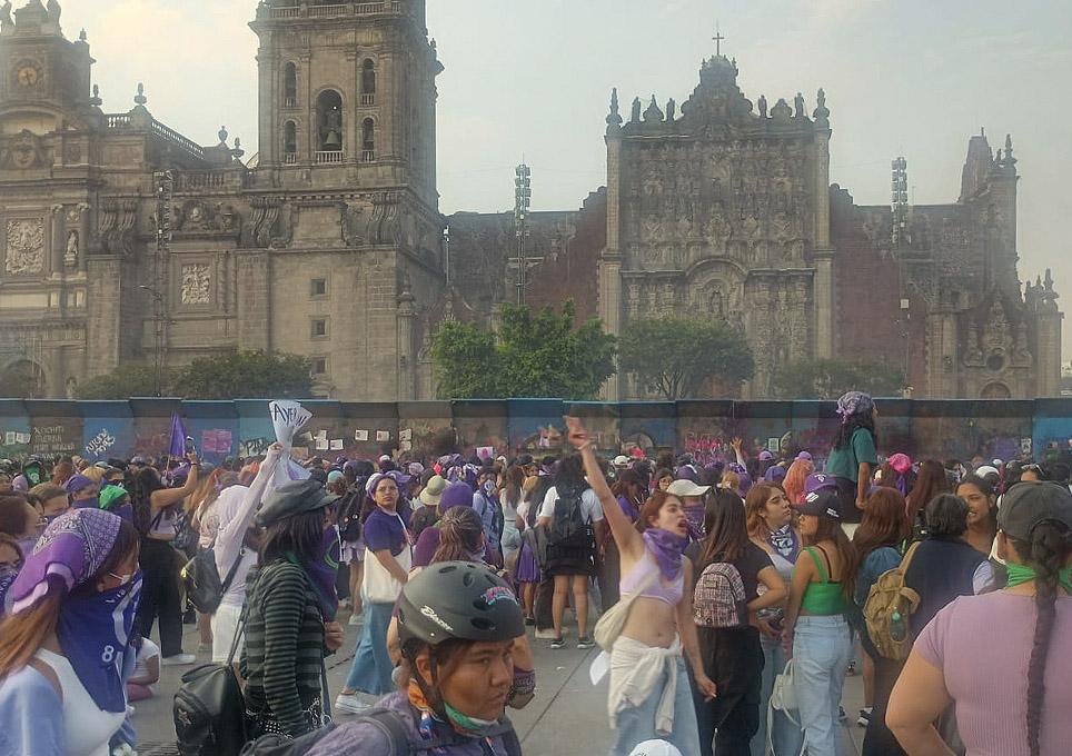 Marcha por el Día Internacional de la Mujer en la Ciudad de México