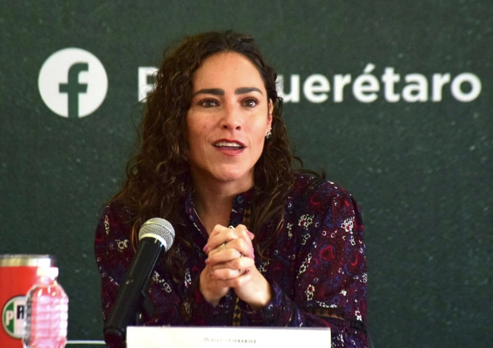 La dirigente estatal del PRI Querétaro, Abigail Arredondo Ramos