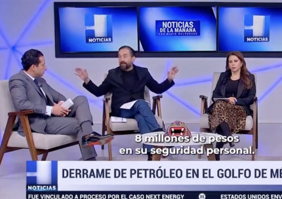 Acusa al dirigente nacional del PRI, Alito Moreno, de gastar 8 millones de pesos en su seguridad personal