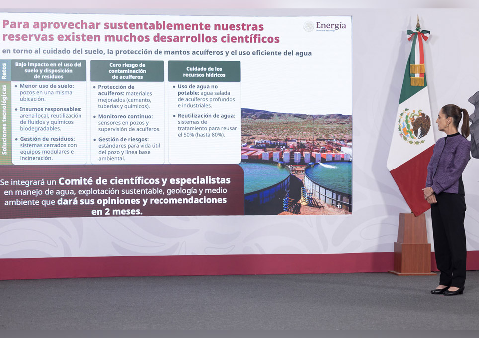 México: Claudia Sheinbaum en su conferencia mañanera del 8 de abril de 2026