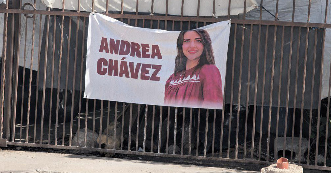 México: Instituto Electoral le dio 3 días a Andrea Chávez para retirar lonas colocadas en 7 municipios