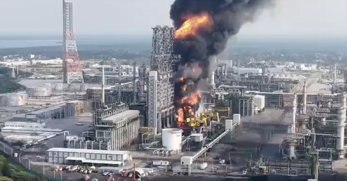 México: Otro incendio en Dos Bocas; la autoridad reporta que ya fue sofocado y saldo blanco