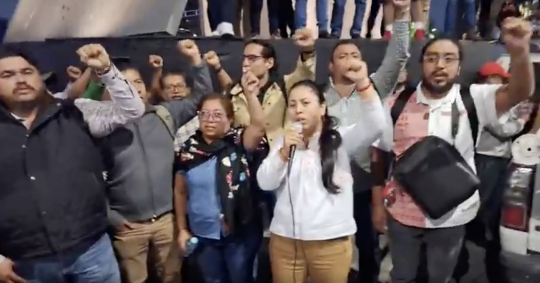 México. CNTE mantiene plantón en el Centro Histórico de la CDMX ante respuestas insatisfactorias