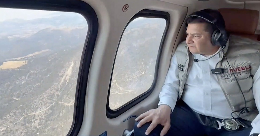 México: Para eso es, gobernador de Puebla justifica uso de helicóptero oficial