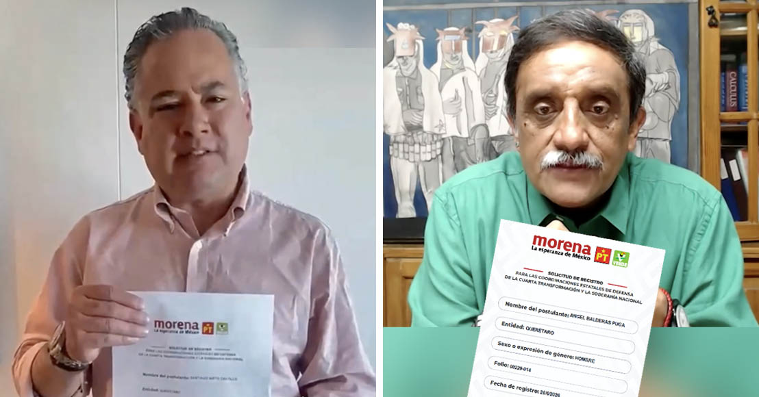 Ángel Balderas y Santiago Nieto también se apuntaron en Morena rumbo al 2027