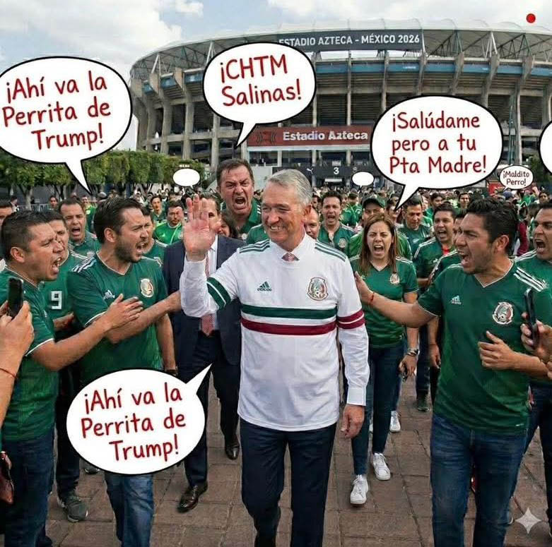 Meme de Salinas Pliego aficionados