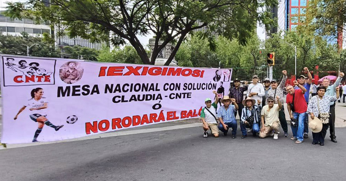 México: No estamos dispuestos a darnos por vencidos, CNTE exige mesa de diálogo con la presidenta