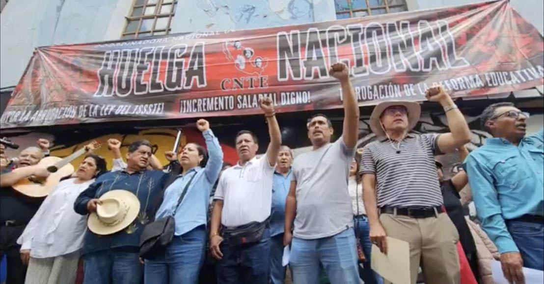 México: No nos vamos derrotados, La CNTE anuncia receso en huelga nacional