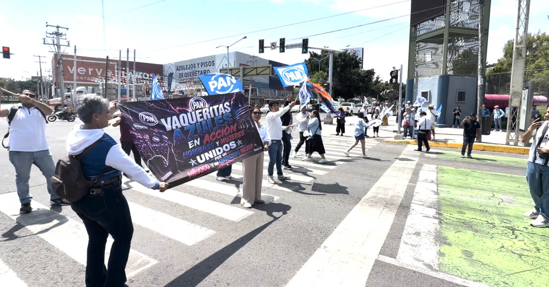 Terremoto azul, PAN inicia ejercicio en Querétaro para presumir logros de sus gobiernos