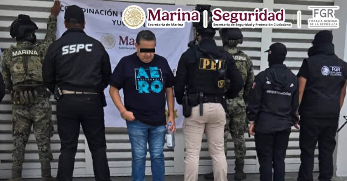 Detenido en Yucatán por elementos federales