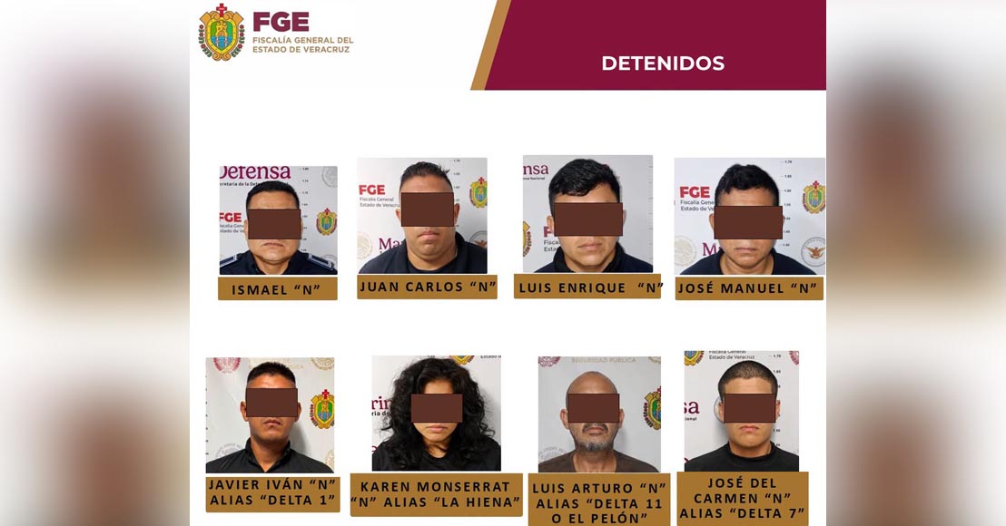 La Fiscalía de Veracruz informa la detención de 8 personas por el homicidio de la periodista