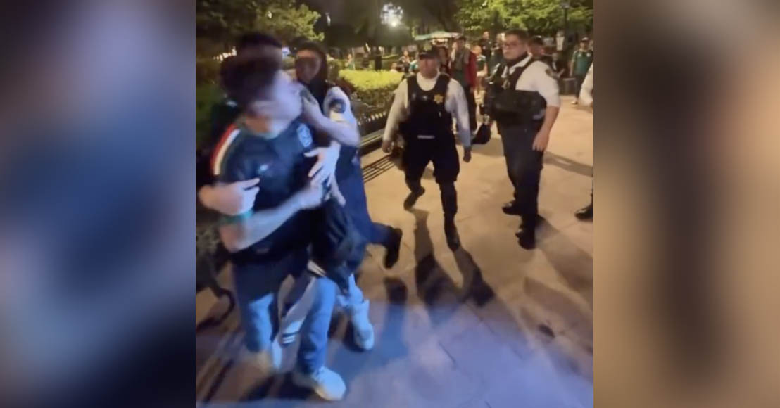 Querétaro: Policía noquea a un aficionado