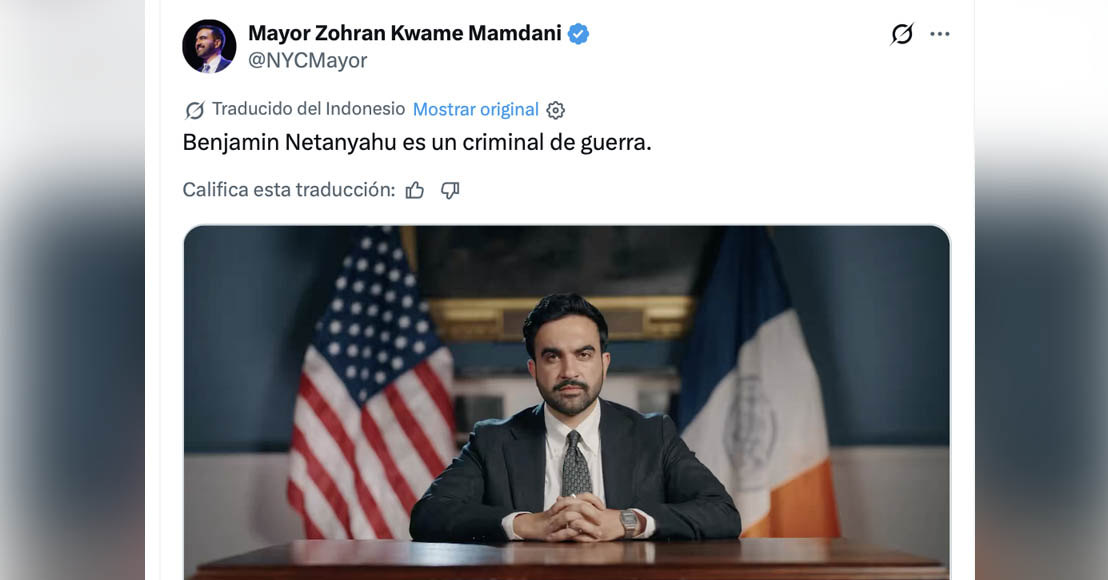 El alcalde de Nueva York, Zohran Mamdani