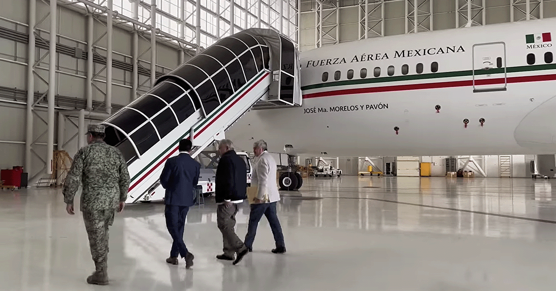 AMLO y el avion presidencial