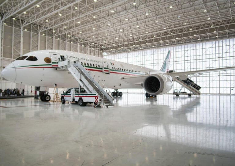 Venta del avión presidencial de México.