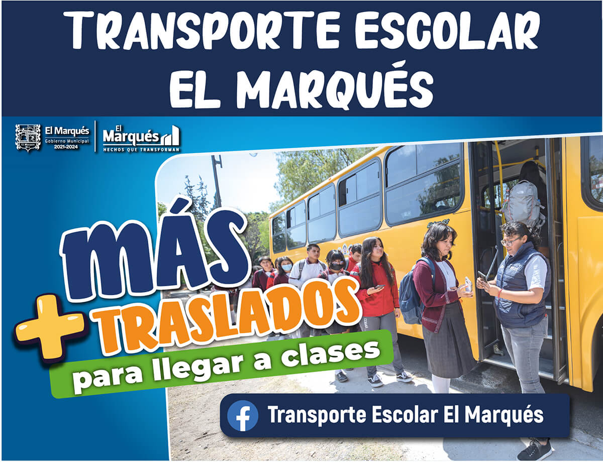 Transporte Escolar El Marqués, Qro.