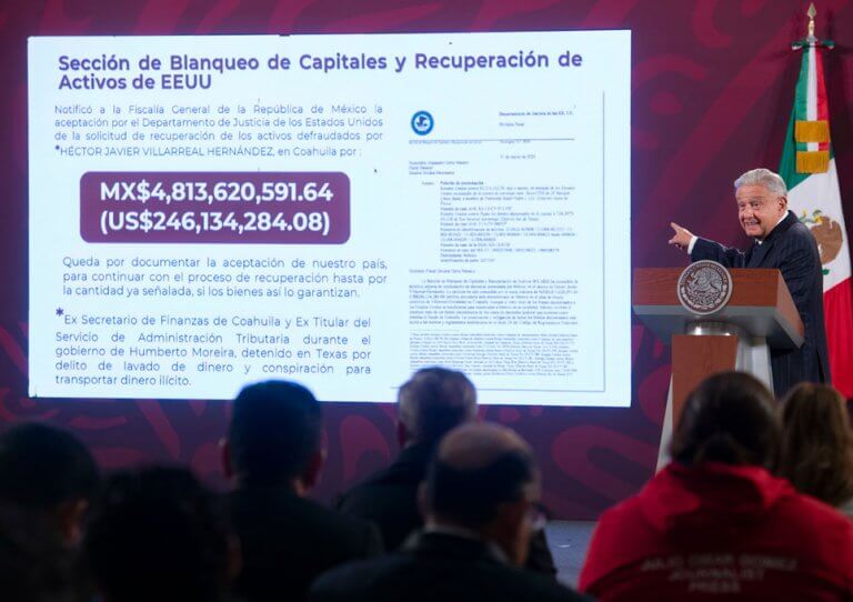 Conferencia matutina de prensa.