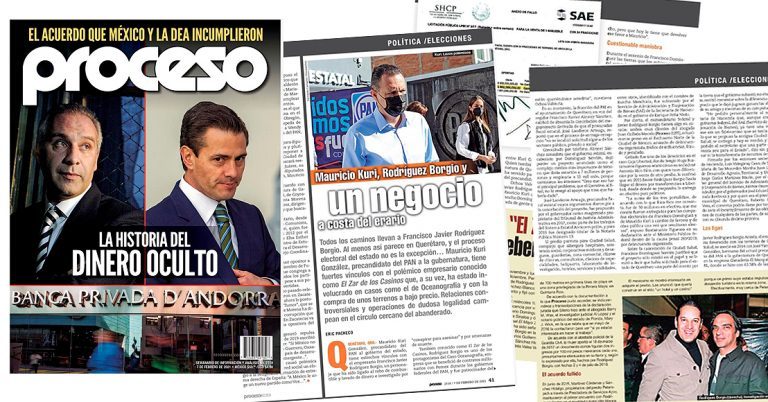Documenta Proceso vínculos de Kuri y Rodríguez Borgio y exhibe un negocio a costa del erario