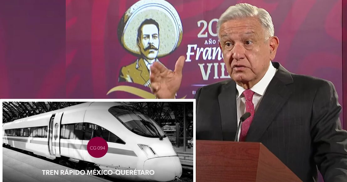 Es un proyecto estratégico, necesario, dice AMLO sobre tren México Querétaro