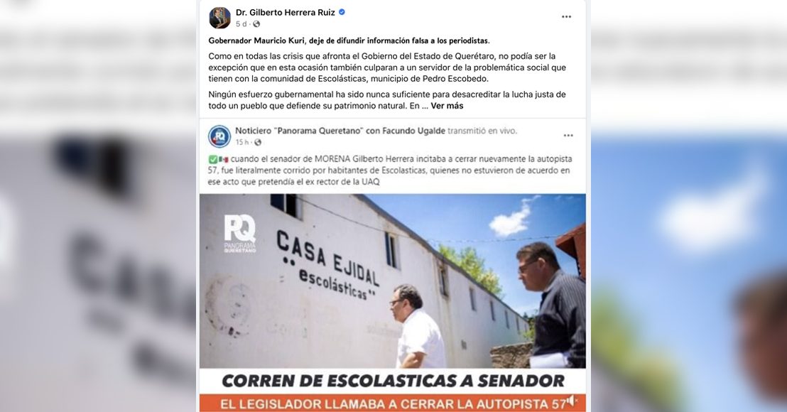 Es vergonzoso constatar que los más de 300 millones se usan para denigrar con mentiras, dice senador de Querétaro.