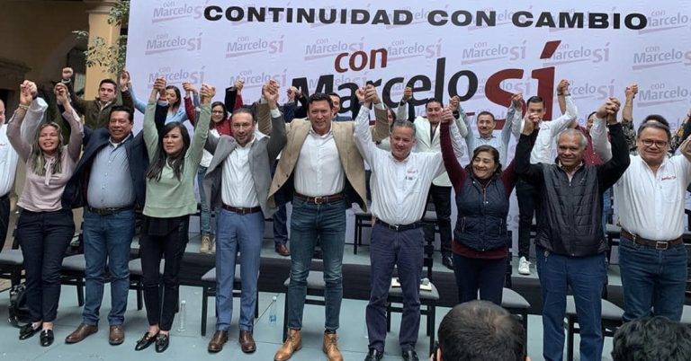 Expanistas y expriistas de Querétaro anuncian apoyo a Marcelo Ebrard