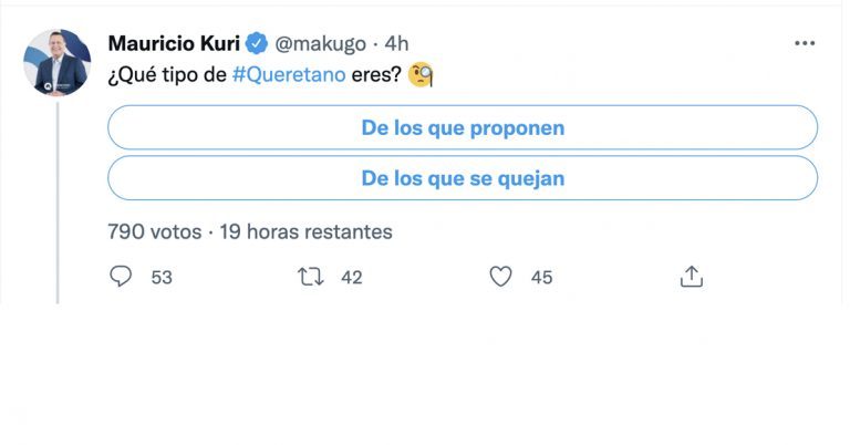 Kuri clasifica a queretanos en los quejosos y los que proponen