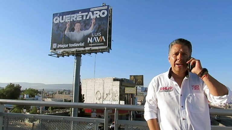 El candidato Osejo rehúsa anunciarse en espectaculares en Querétaro