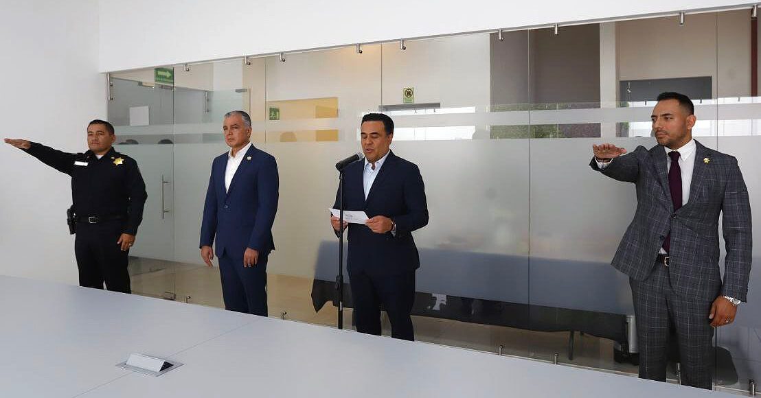 El alcalde de Querétaro tomó protesta a mandos de la Secretaría de Seguridad Pública Municipal de Querétaro.