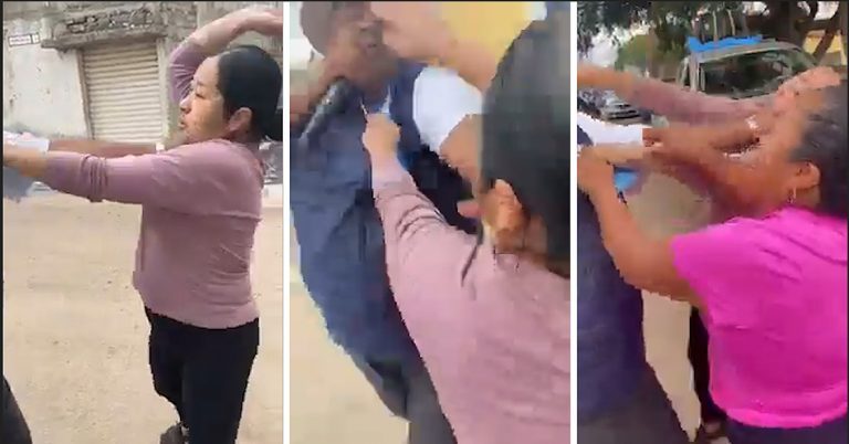 Manotean a regidor de El Marqués (Video)