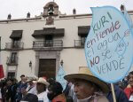Protesta sobre agua en Querétaro