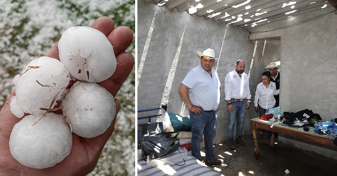 Reportan 1 persona lesionada por granizada en Amealco, Querétaro