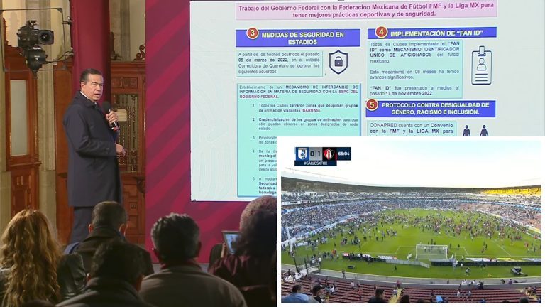 Reportan incremento de 41% de seguridad pública en estadios, tras los hechos del “5M” en Querétaro