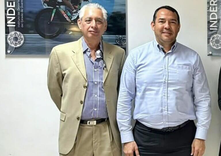 Roberto Cabrera Valencia, San Juan del Río, y Guillermo Jiménez