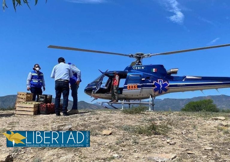 El helicóptero "Conín" del Poder Ejecutivo de Querétaro.
