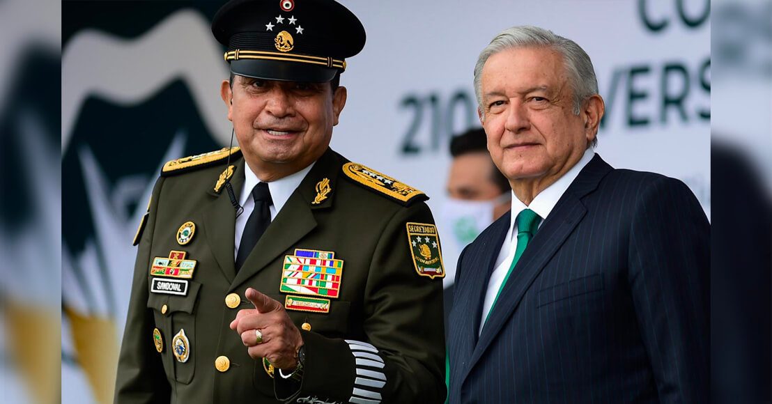 El presidente Andrés Manuel López Obrador, defendió a su secretario de la Defensa Nacional, Luis Cresencio Sandoval González.
