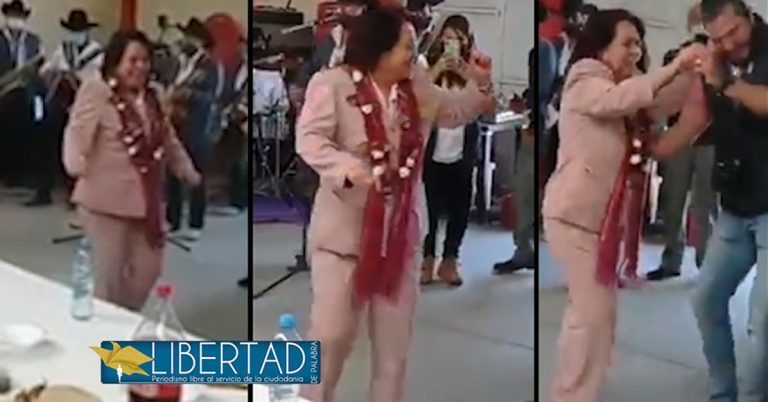 Querétaro: Captan a precandidata de Morena bailando sin cubreboca (VIDEO)