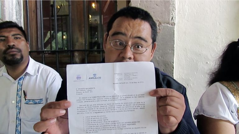 Delegado acusa al alcalde de Amealco de retirarle la seguridad pública a la población de San Ildefonso