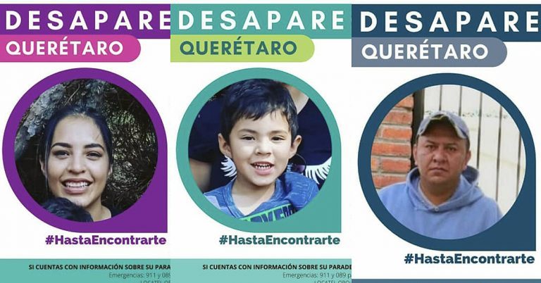 “¡Señor gobernador, los queremos encontrar!”: protestan en Querétaro por la desaparición de 3 personas