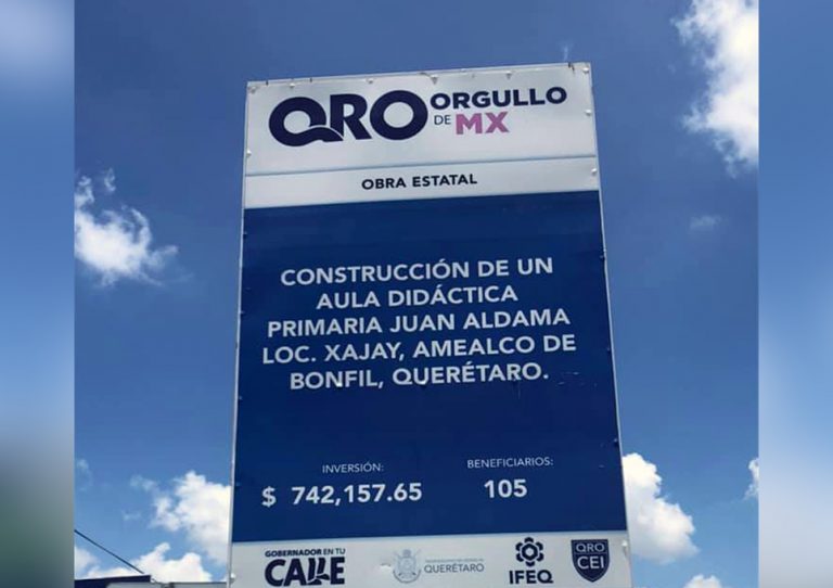 Exhiben precio 5 veces más caro para un aula de Querétaro