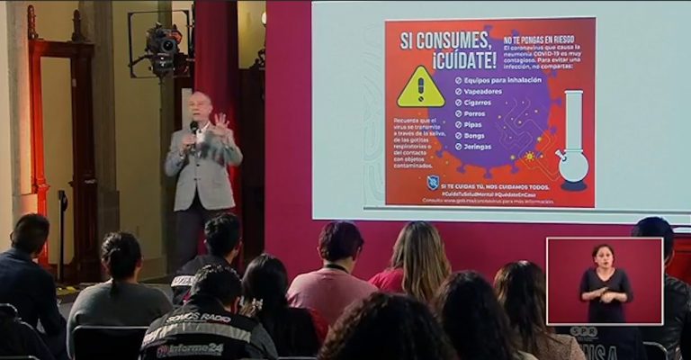 Llaman a no consumir sustancias psicoactivas durante confinamiento en casa
