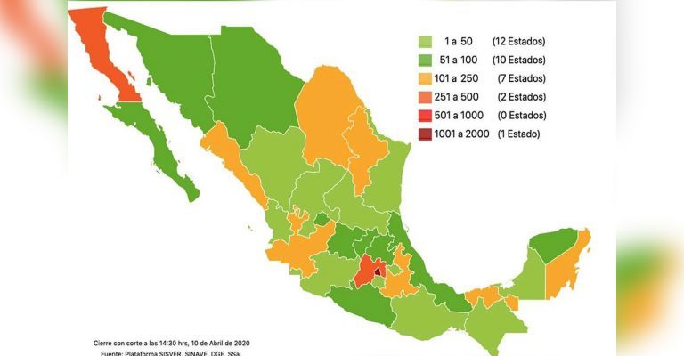 Con 56 casos positivos a Covid-19, Querétaro pasa de verde claro a verde fuerte