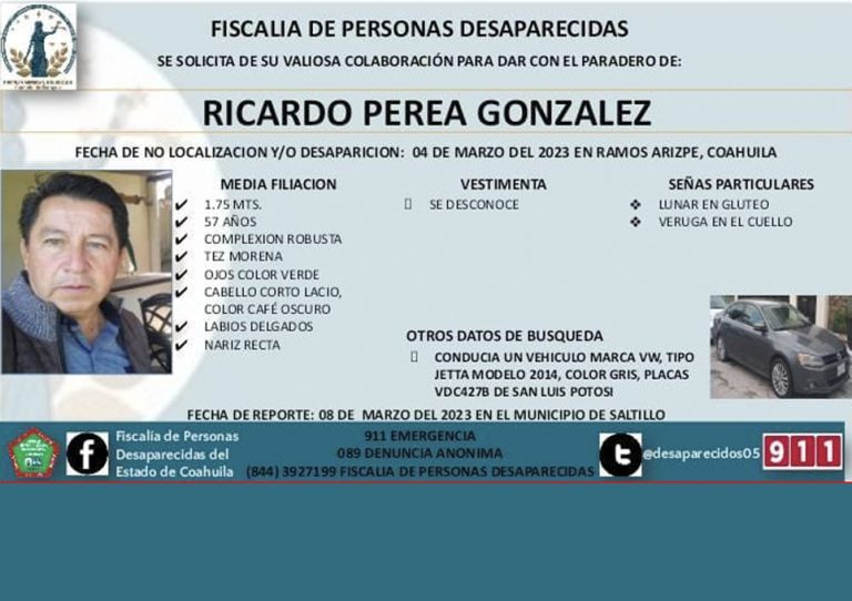 Reportan desaparición de empresario, procedente de Querétaro, que hacía mantenimiento en penal de Coahuila
