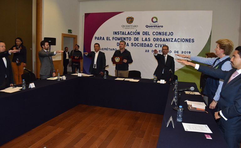 Instalan Consejo para el Fomento de Organizaciones de la Sociedad Civil
