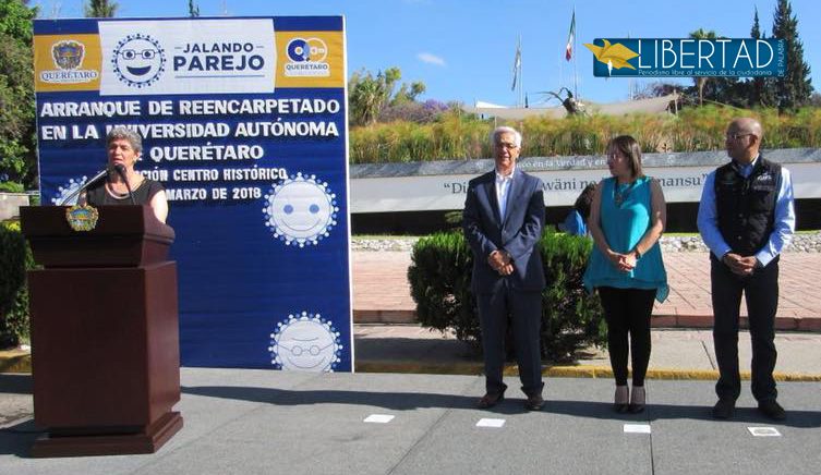 Pagan a proveedor 95% más caro por repavimentar estacionamientos en la UAQ